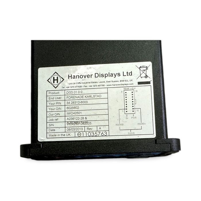 34283126003 Modul de control, Panoul cu numerele de rută de destinație HANOVER DISPLAYS MAN
