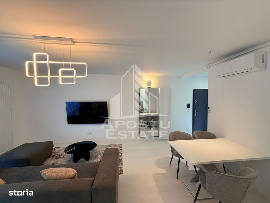 Apartament cu 2 camere de inchiriat-loc de parcare, lux, Dumbravita