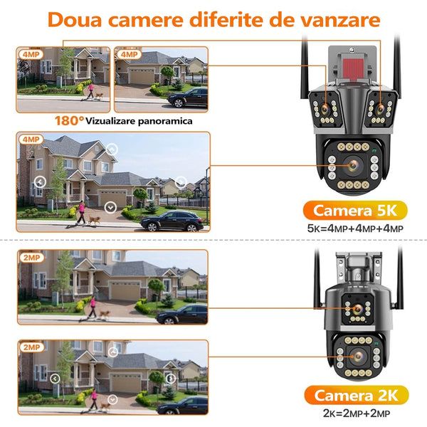 Тройна Wi-Fi камера за наблюдение / SMK033 /