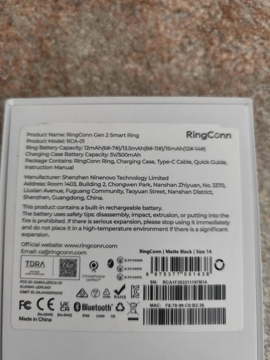 Ringconn gen 2 smart ring