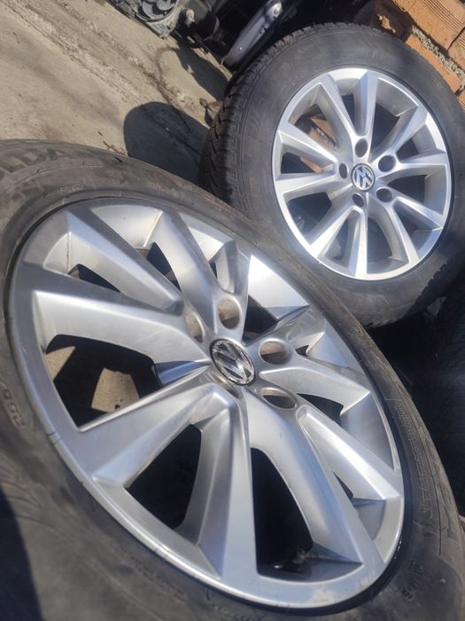 Гуми с джанти за Touareg 255/55/R18 Dot 2522