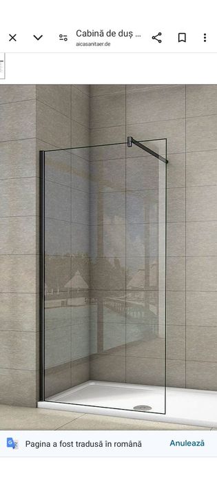 Cabine de duș și panouri fixe