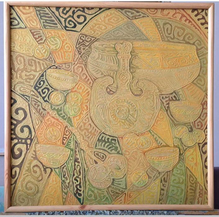 Картина «Дастархан» – Ануар Игембаев, 2025 ж.