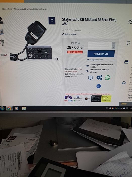 Statie auto si antena MIDLAND