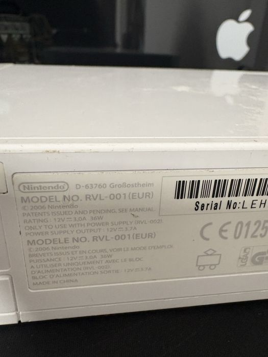 Consola nintendo wii rvl-001