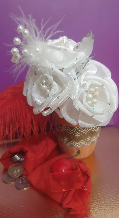 Suniy matodan gullar