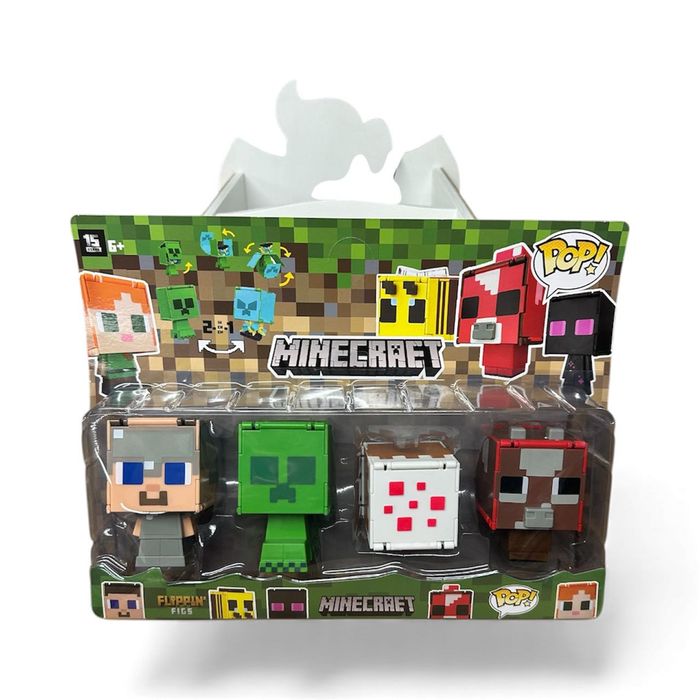Minecraft Flippin’ Figs – Комплект фигурки 5 в 1 (POP! Style)