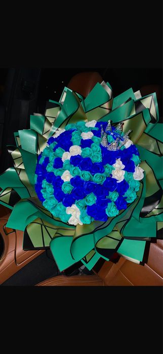 Buchet de flori sapun