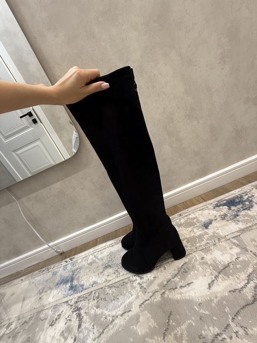 Продам женские сапоги-ботфорты