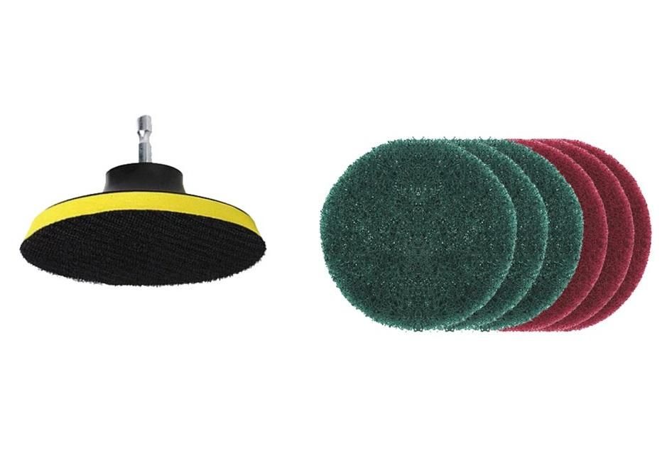 комплект държач и скоч брайд дискове 100мм за почистване с ...