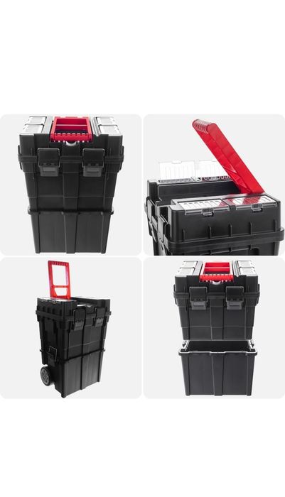 Cutie de unelte, plastic, 64x44x35cm, design modular, mobilitate usoar