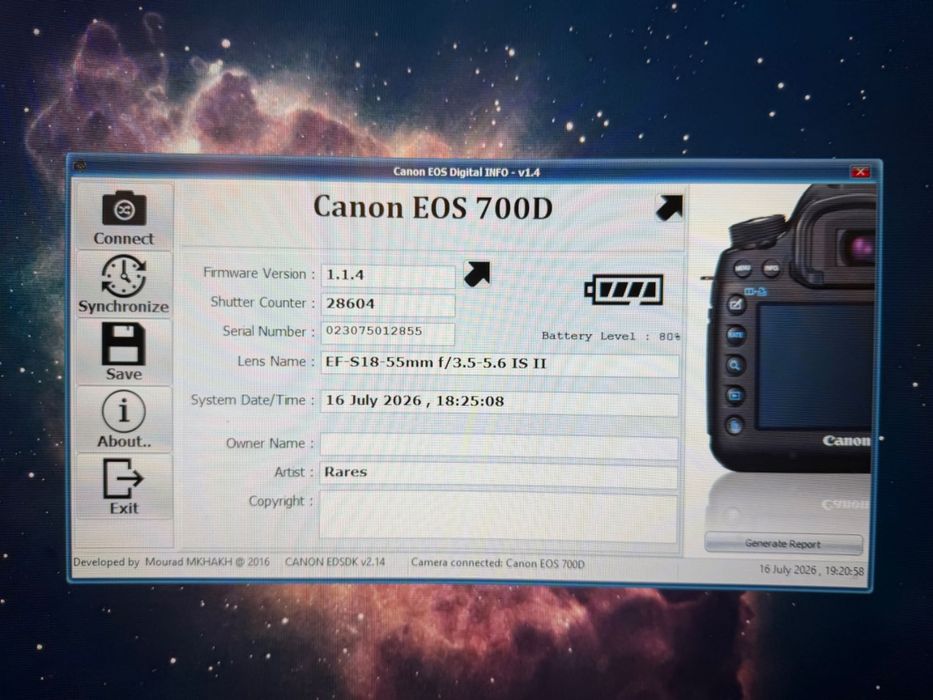 Canon EOS 700D + Kit complet foto/video
