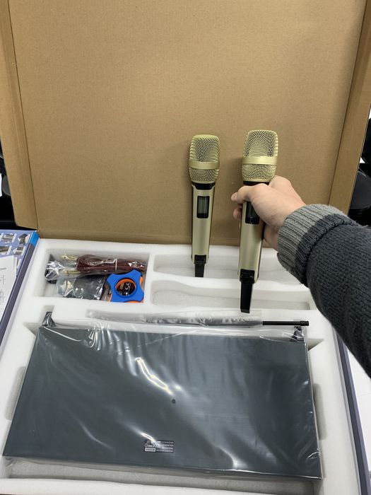 Двойная беспроводная микрофонная система sennheiser