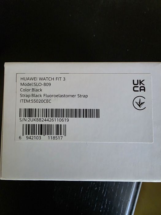 Huawei Watch Fit 3 Black
