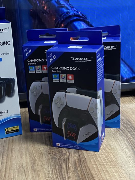 Док станция Dobe для DualShock и DualSense