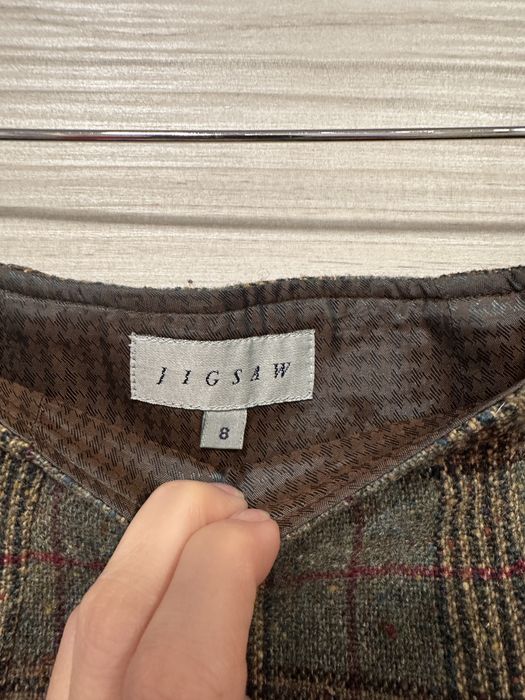 Fusta mini lânǎ marca Jigsaw, mar. S