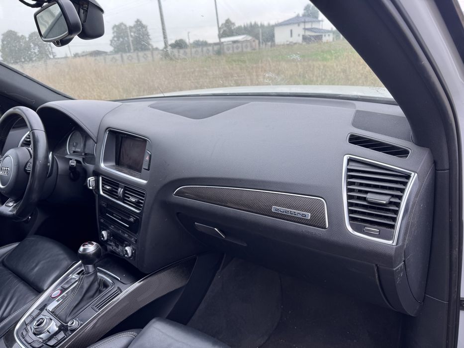 Plansa bord audi sq5 q5 negru cu airbag pasager