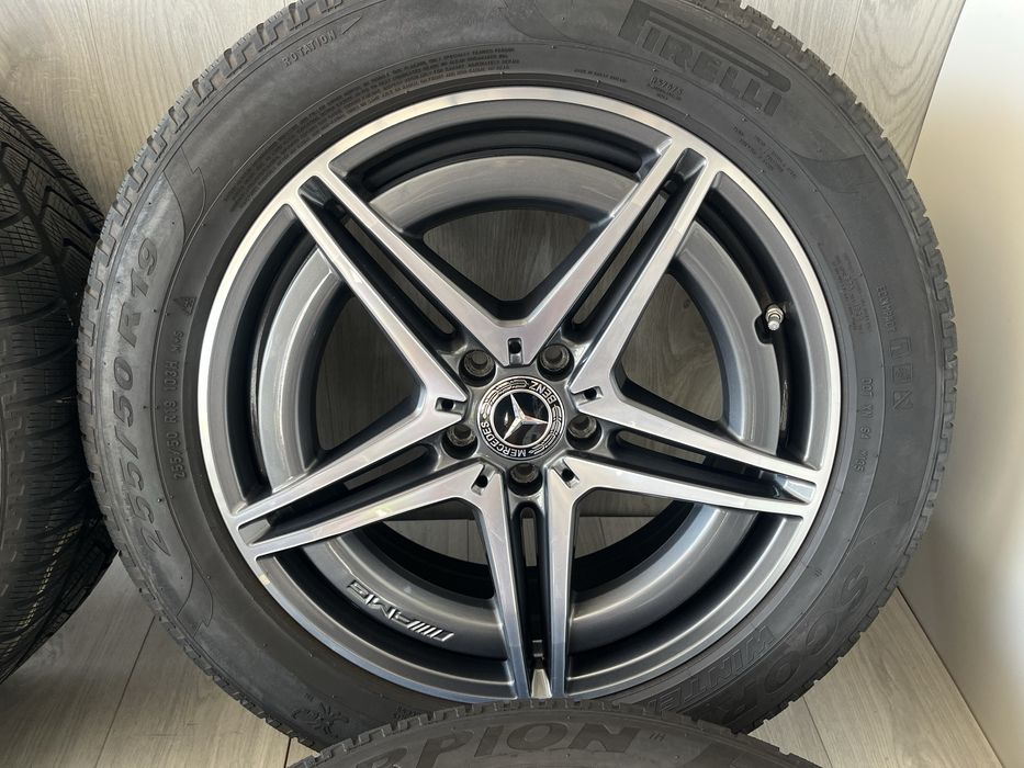 Оригинални джанти 19 цола АМГ 5х112 за Mercedes EQC N293 AMG със зимни гуми 255/50/19