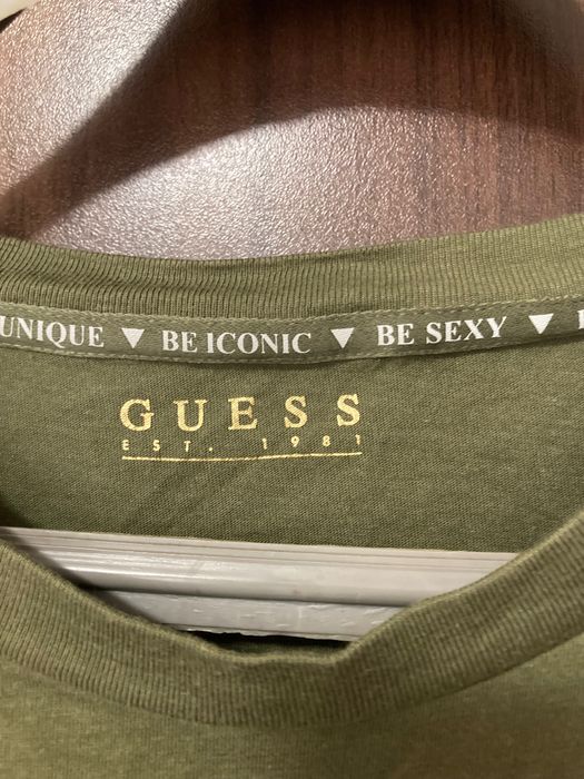 Тениска Guess military green M