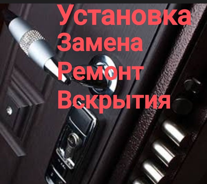Установка замков сердцевины ручки