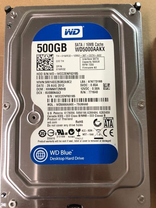 Продам жесткие диски 500gb