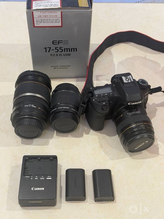 Canon eos 80D kamera sotiladi holati idel