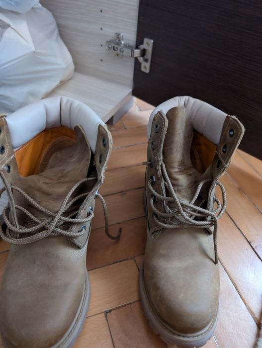 Bocanci iarna maro piele