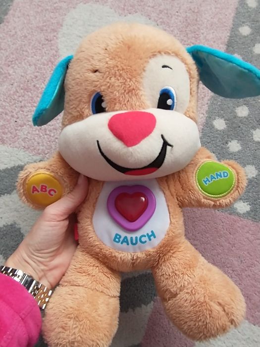 Cățelus Fischer Price in lb.germana