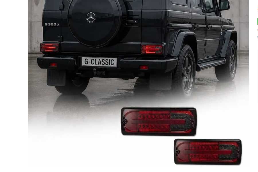 Диодни стопове за Mercedes W461/W463 G-CLASS (1990-2012) - с опушен мигач