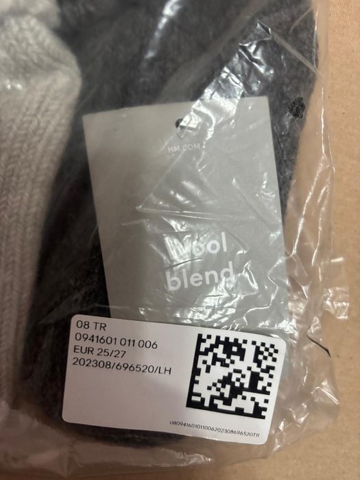 Șosete lana h&m noi cu etichetă