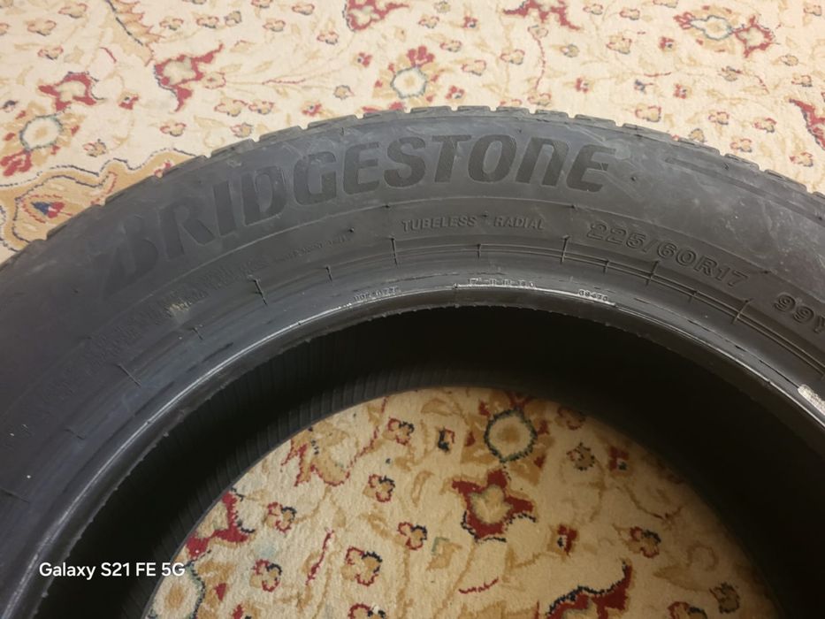 Шины летние bridgestone 225/60 r17