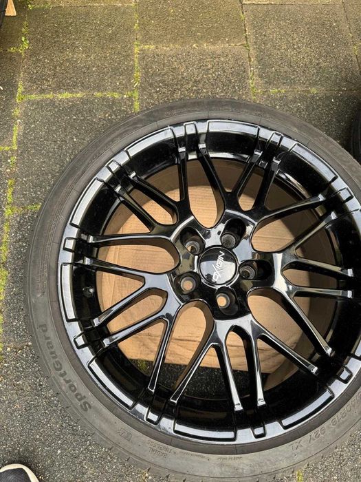 Vând jante R18 Oxigin Negre