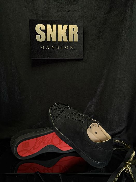 Louboutin - Lou Spikes - Black