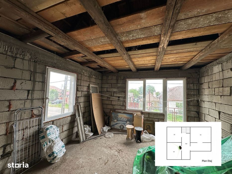 (Pers fizica) | 5 camere | accept schimb apt + diferenta | teren 1000m