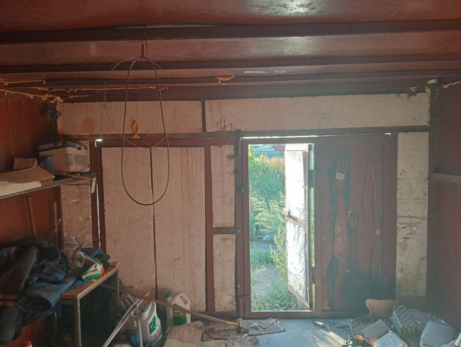 Гараж цельно металлический