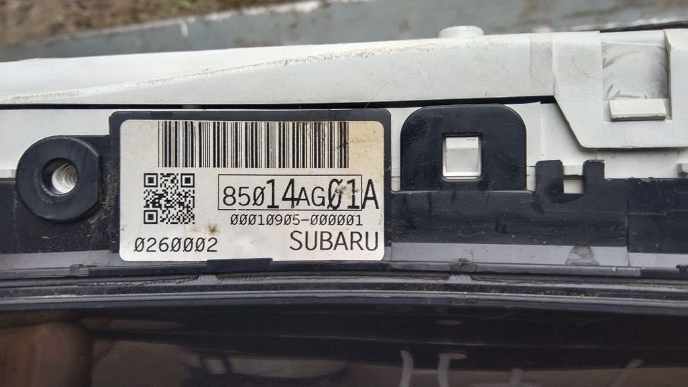 Щиток приборов субару