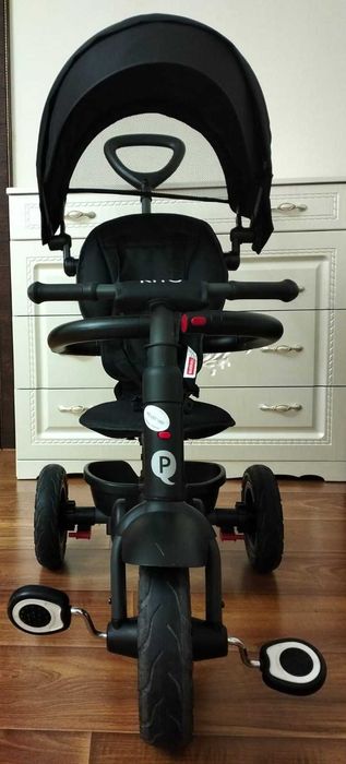 Трехколесный велосипед QPlay S380-10 Rito Rubber Black