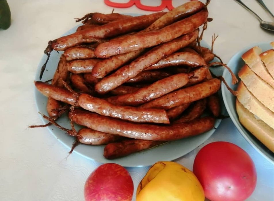 Охотничье колбаски, домашние