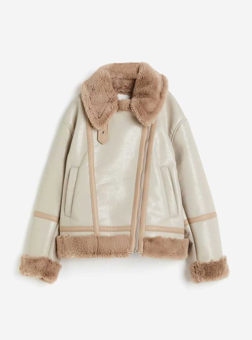 Новая куртка дубленка авиатор H&M, размер  L (50/56)