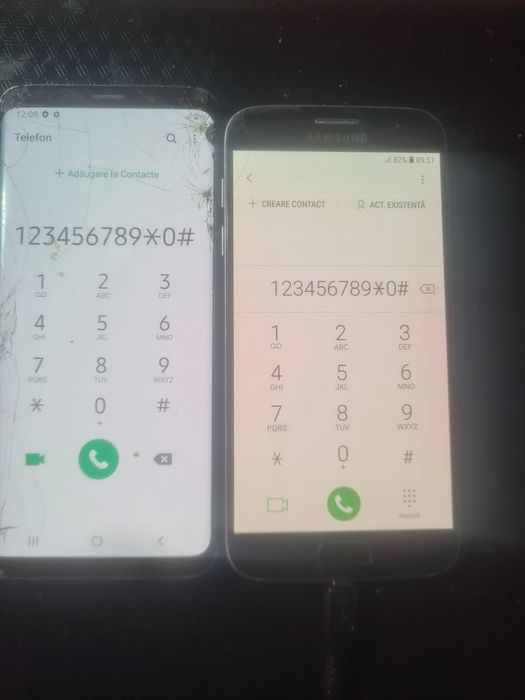 vand  2 telefone samsung   s7 display spart