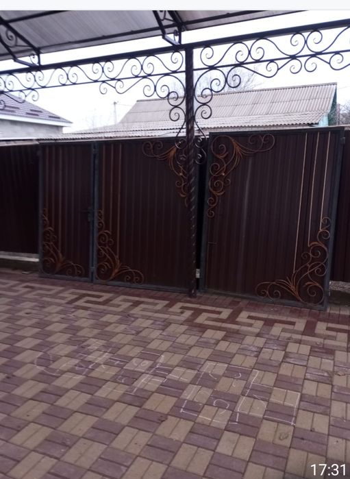 Варота с калиткой готовая