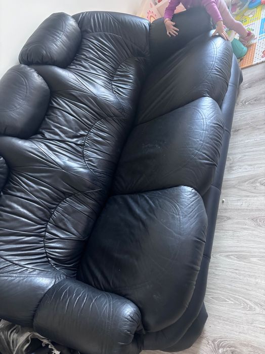 Canapea din piele extensibila