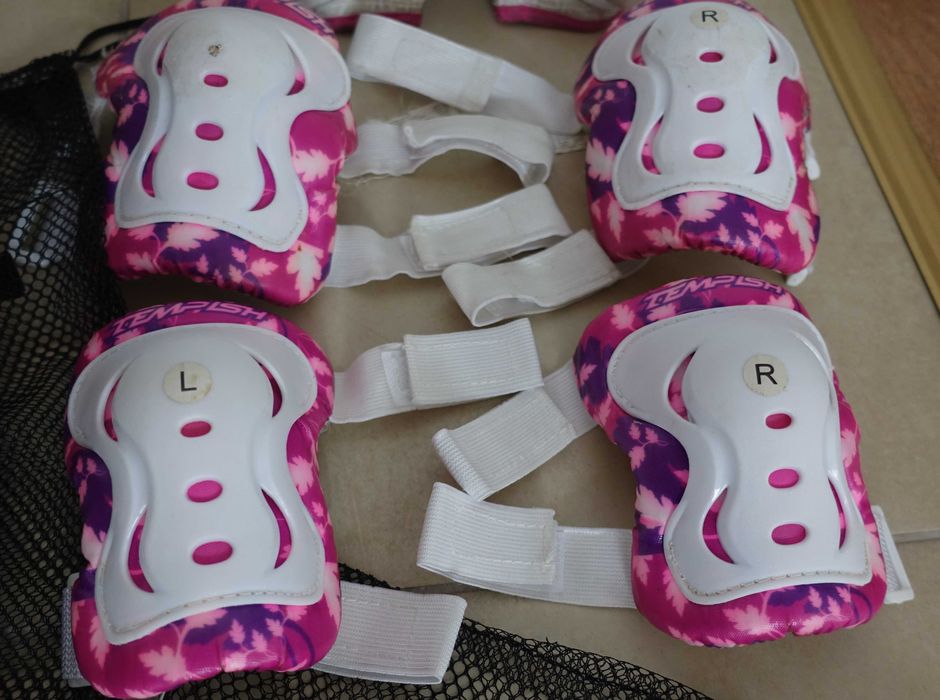 Детски кънки за лед / ролери № 33-36, каска, протектори