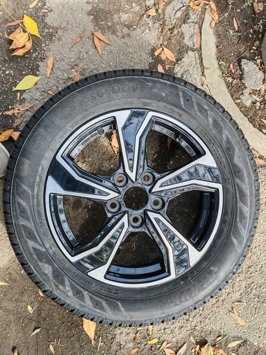 Vand Roata rezerva NOUA DEZENT KB Dark Black polish: 205/60 R16 6,5 x 16 - ET 45 - PCD 5 x 114,3