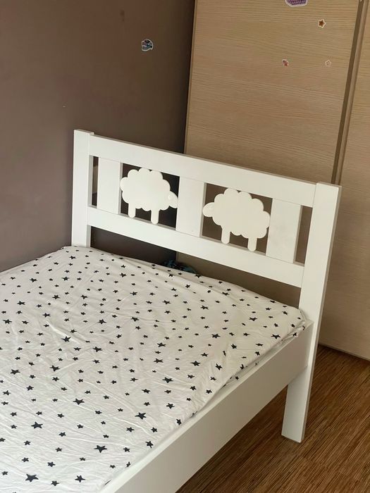 IKEA KRITTER Детско легло с парапет 70x160