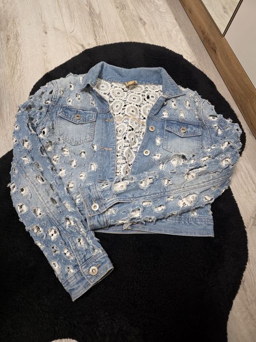 Дамско дънково яке