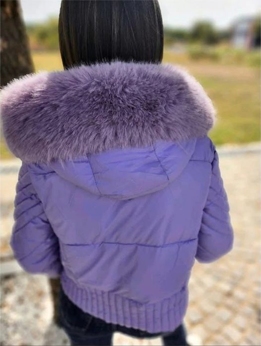 Дамско яке с пух