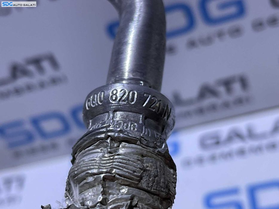 Furtun Conducta Teava Compresor Radiator AC Aer Conditionat Clima Skoda Fabia 1 1.4 AUA AUB BBY BBZ BKY BUD 2000 - 2008 Cod 6Q0820721N [D0358]