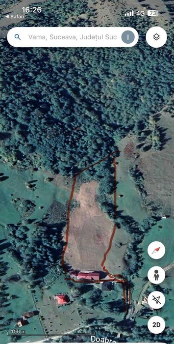 Cabană P+E+M mobilată, foișor, teren 15.000 mp – Vama, Bucovina