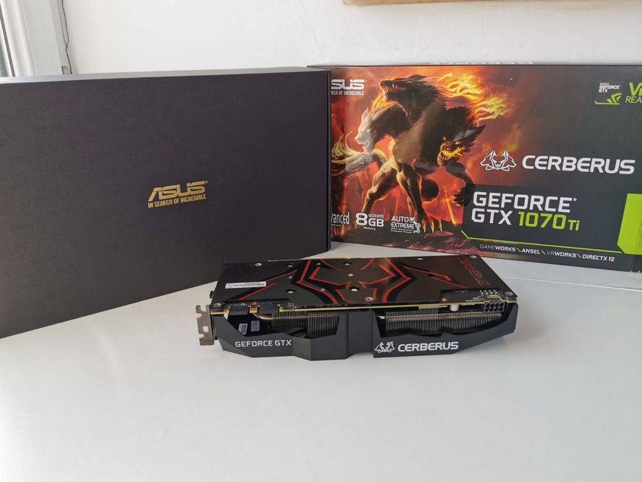 Placa Video Gtx 1070ti Asus Cerberus 8Gb